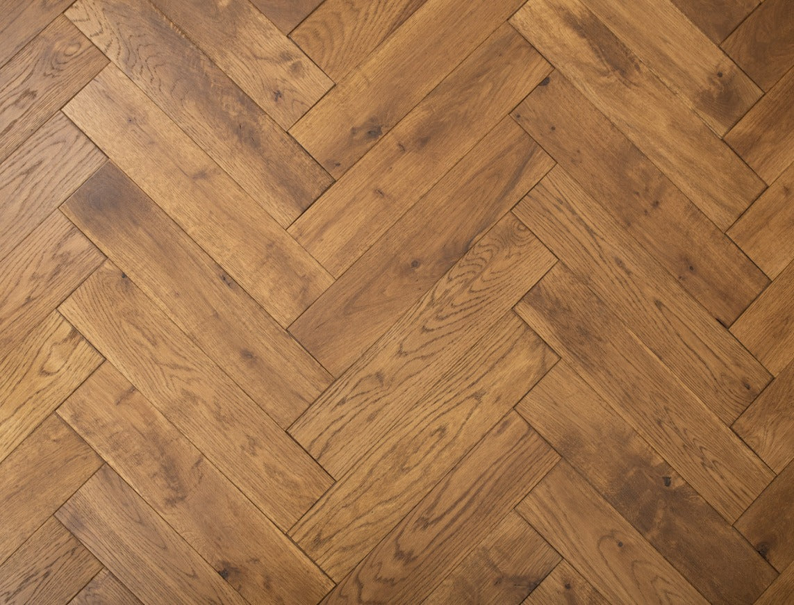 Russell Solid Herringbone Oak