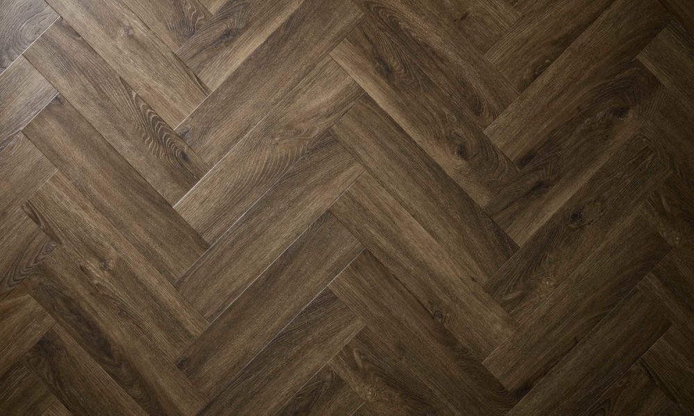 Textures Tudor Oak Herringbone