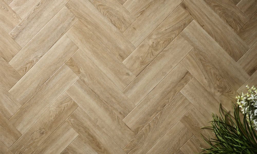 Textures Washed Oak Herringbone