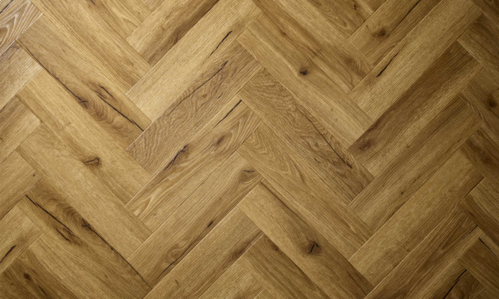 Textures Honey Oak Herringbone
